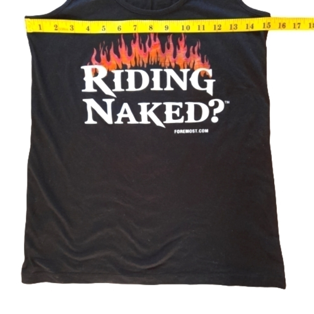 Sturgis Motorcycle Tank Top Womens Medium Riding Foremost Naked South Dakota - Picture 5 of 10